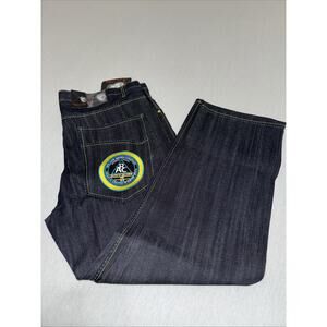 Vintage Y2K Jeans Red Ape Size 42x32 Rare Embroidered Designs NWT